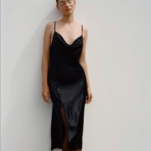 NWT black Zara Maxi Dress